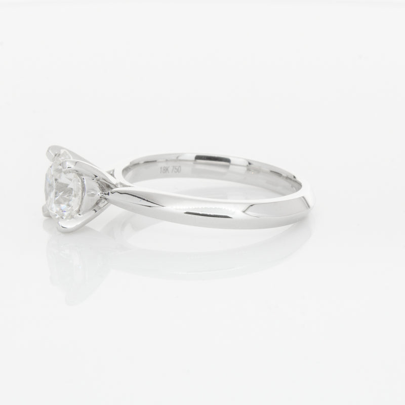 18ct White Gold 1.51ct Diamond Venetian Ring-Ring-Walker & Hall