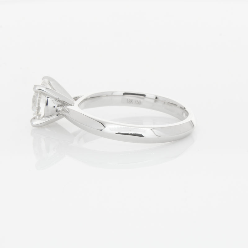 18ct White Gold 1.51ct Diamond Venetian Ring-Ring-Walker & Hall