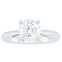 18ct White Gold 1.51ct Diamond Venetian Ring-Ring-Walker & Hall