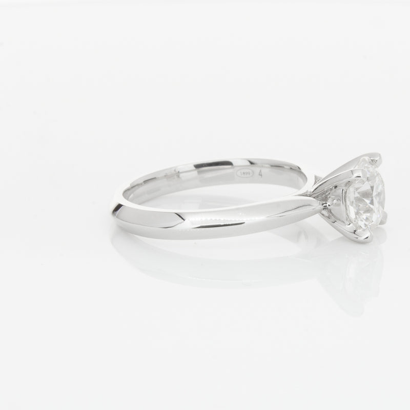 18ct White Gold 1.51ct Diamond Venetian Ring-Ring-Walker & Hall
