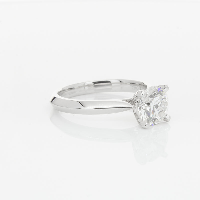 18ct White Gold 1.51ct Diamond Venetian Ring-Ring-Walker & Hall