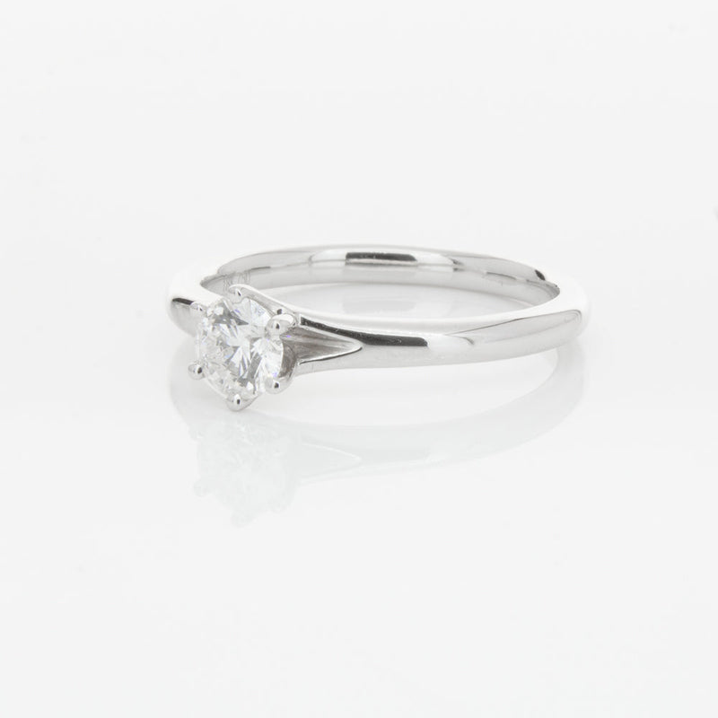 18ct White Gold .31ct Diamond Grace Ring-Ring-Walker & Hall