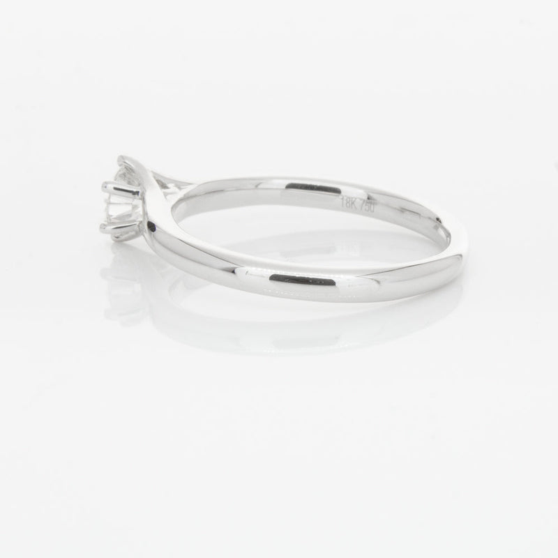 18ct White Gold .31ct Diamond Grace Ring-Ring-Walker & Hall