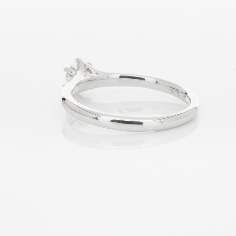 18ct White Gold .31ct Diamond Grace Ring-Ring-Walker & Hall