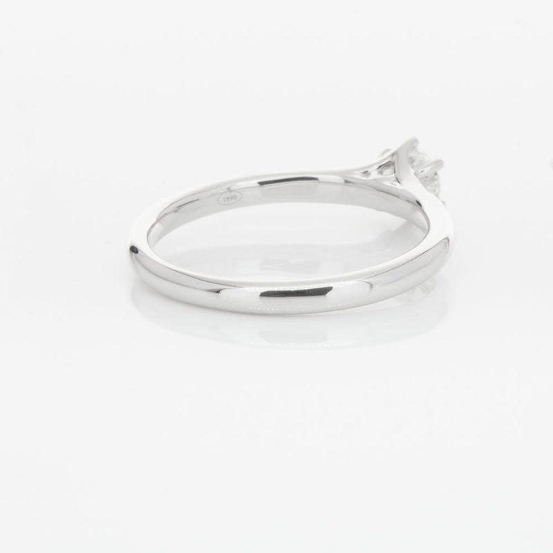 18ct White Gold .31ct Diamond Grace Ring-Ring-Walker & Hall