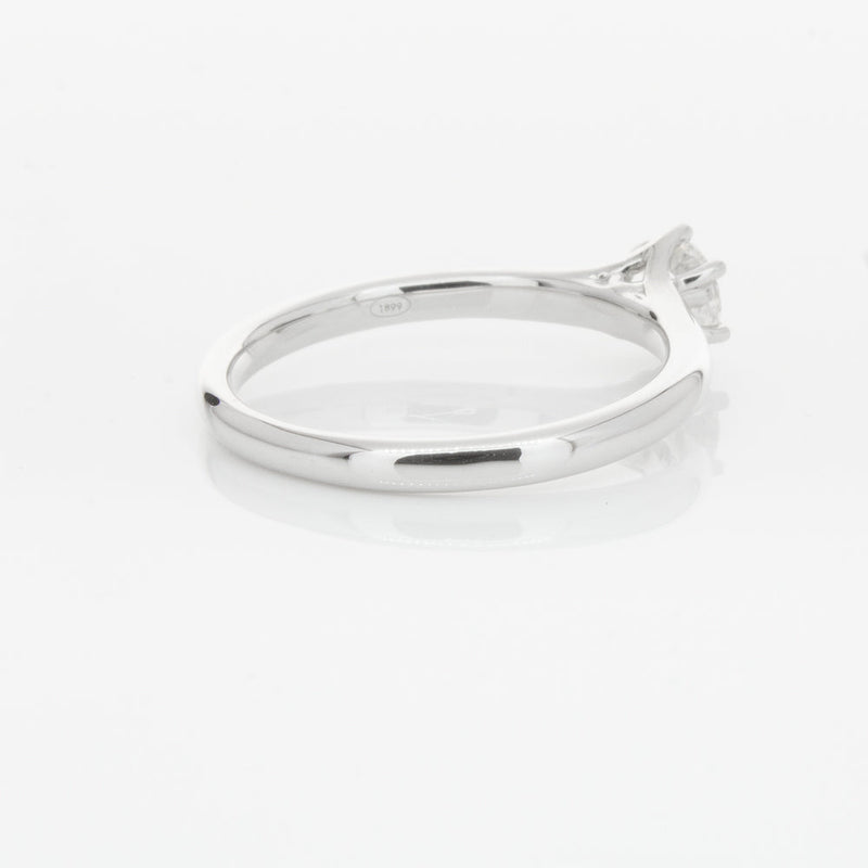 18ct White Gold .31ct Diamond Grace Ring-Ring-Walker & Hall