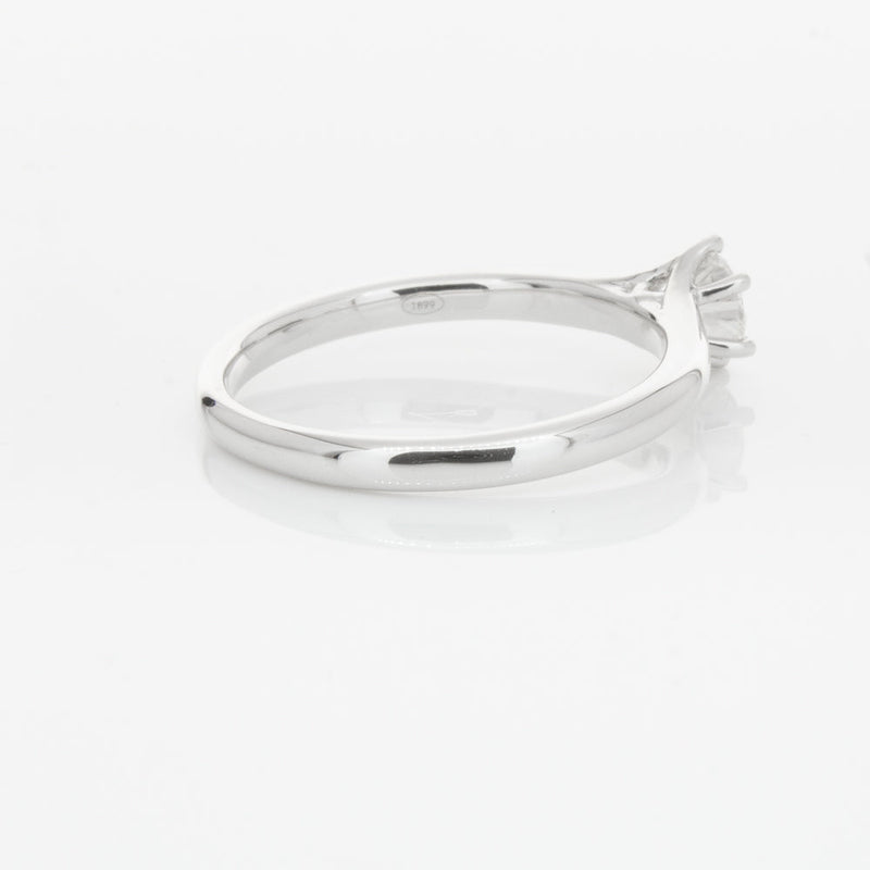 18ct White Gold .31ct Diamond Grace Ring-Ring-Walker & Hall