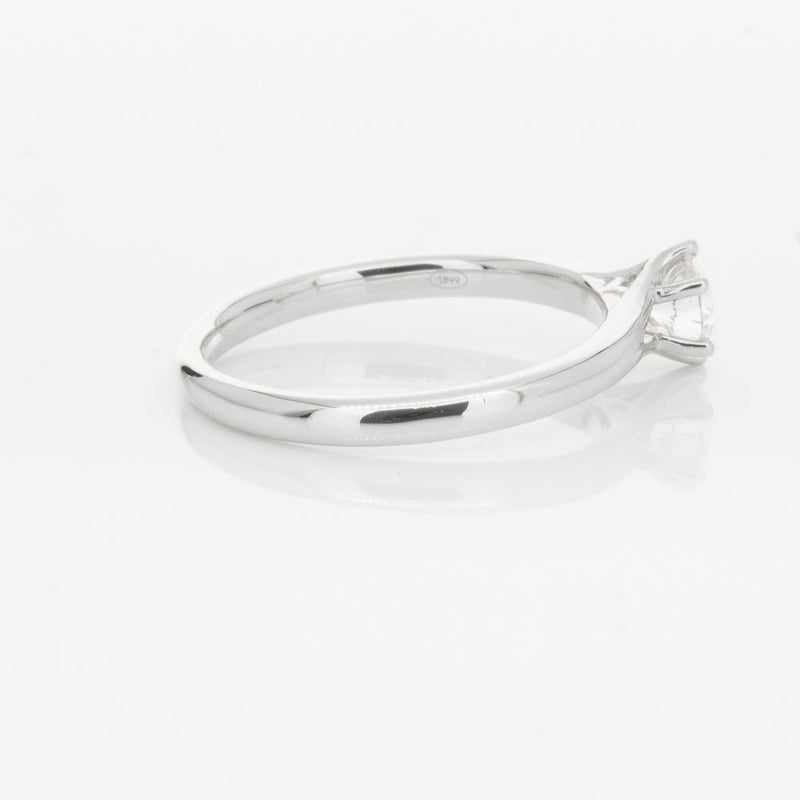 18ct White Gold .31ct Diamond Grace Ring-Ring-Walker & Hall