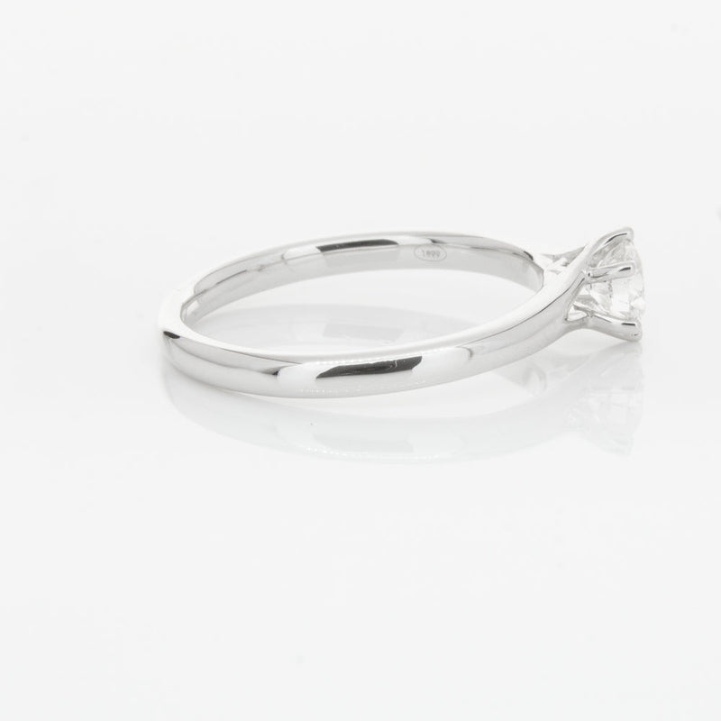 18ct White Gold .31ct Diamond Grace Ring-Ring-Walker & Hall