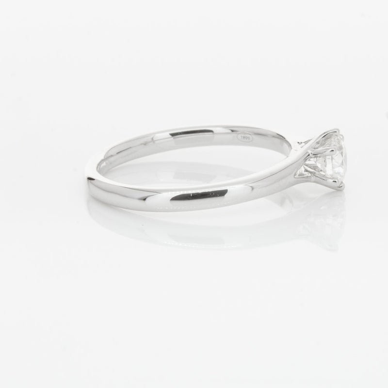 18ct White Gold .31ct Diamond Grace Ring-Ring-Walker & Hall