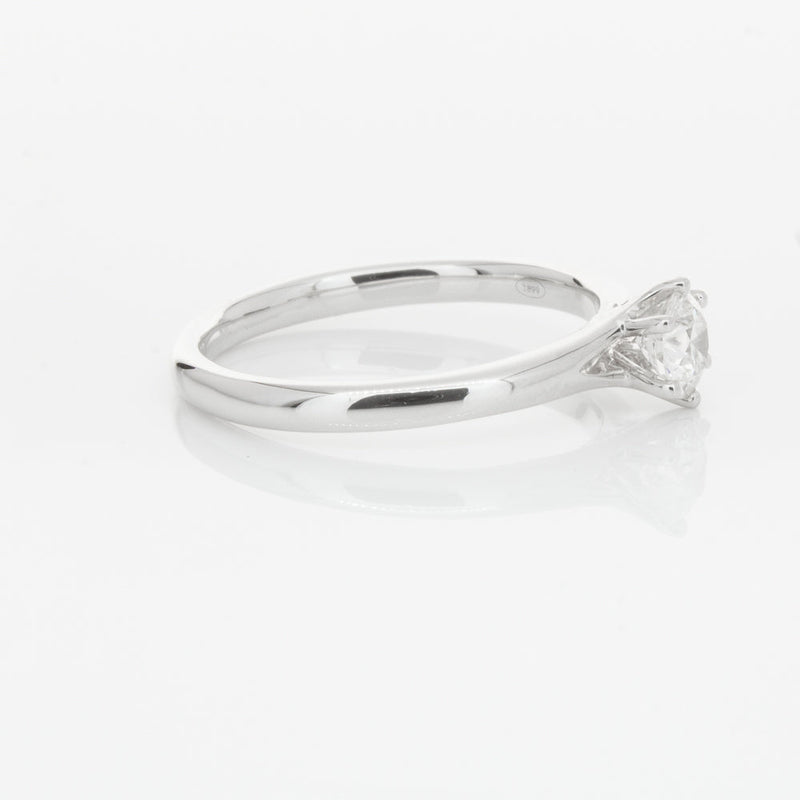 18ct White Gold .31ct Diamond Grace Ring-Ring-Walker & Hall