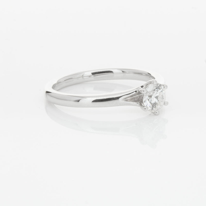 18ct White Gold .31ct Diamond Grace Ring-Ring-Walker & Hall