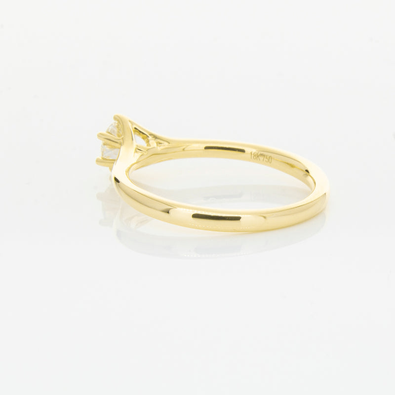 18ct Yellow Gold .48ct Diamond Grace Ring-Ring-Walker & Hall