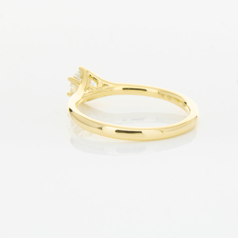 18ct Yellow Gold .48ct Diamond Grace Ring-Ring-Walker & Hall