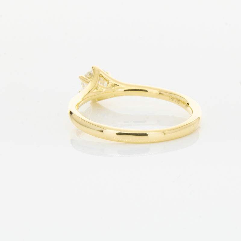 18ct Yellow Gold .48ct Diamond Grace Ring-Ring-Walker & Hall