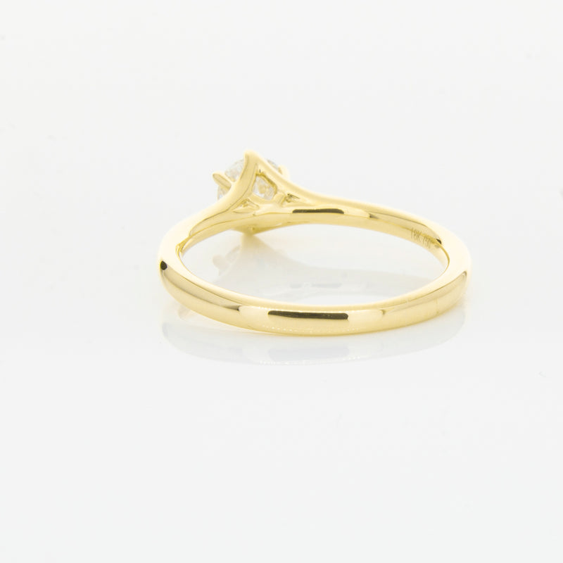 18ct Yellow Gold .48ct Diamond Grace Ring-Ring-Walker & Hall