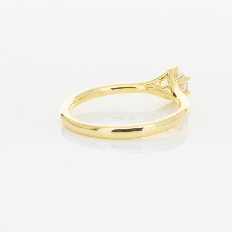 18ct Yellow Gold .48ct Diamond Grace Ring-Ring-Walker & Hall