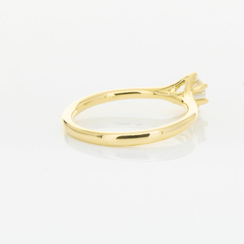 18ct Yellow Gold .48ct Diamond Grace Ring-Ring-Walker & Hall