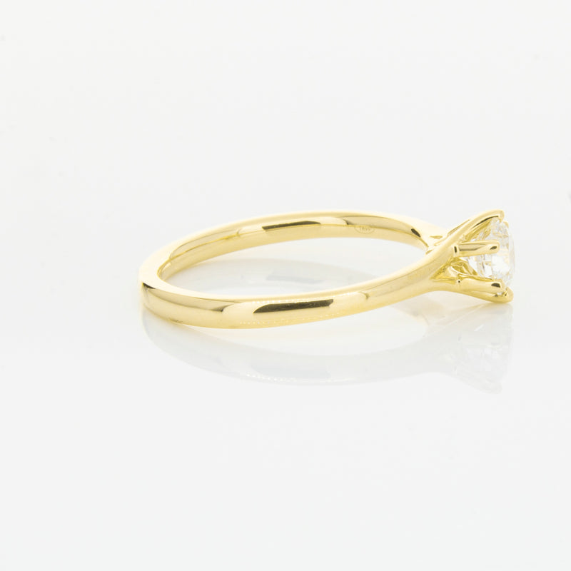 18ct Yellow Gold .48ct Diamond Grace Ring-Ring-Walker & Hall