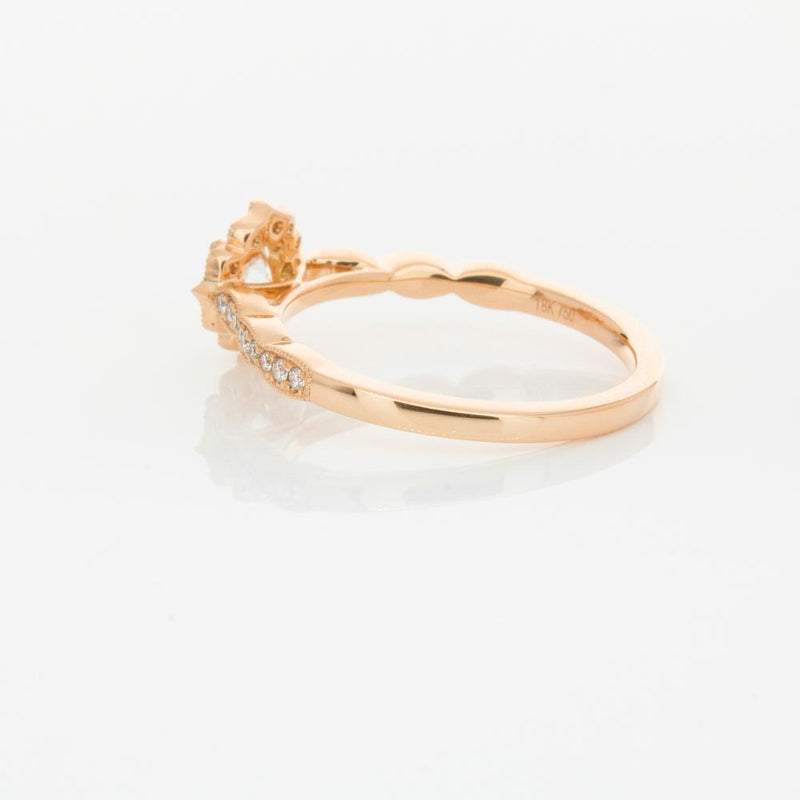 18ct Rose Gold .40ct Diamond Paramount Ring-Ring-Walker & Hall