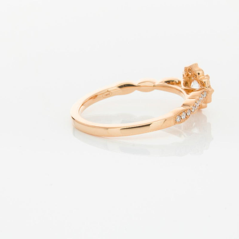 18ct Rose Gold .40ct Diamond Paramount Ring-Ring-Walker & Hall