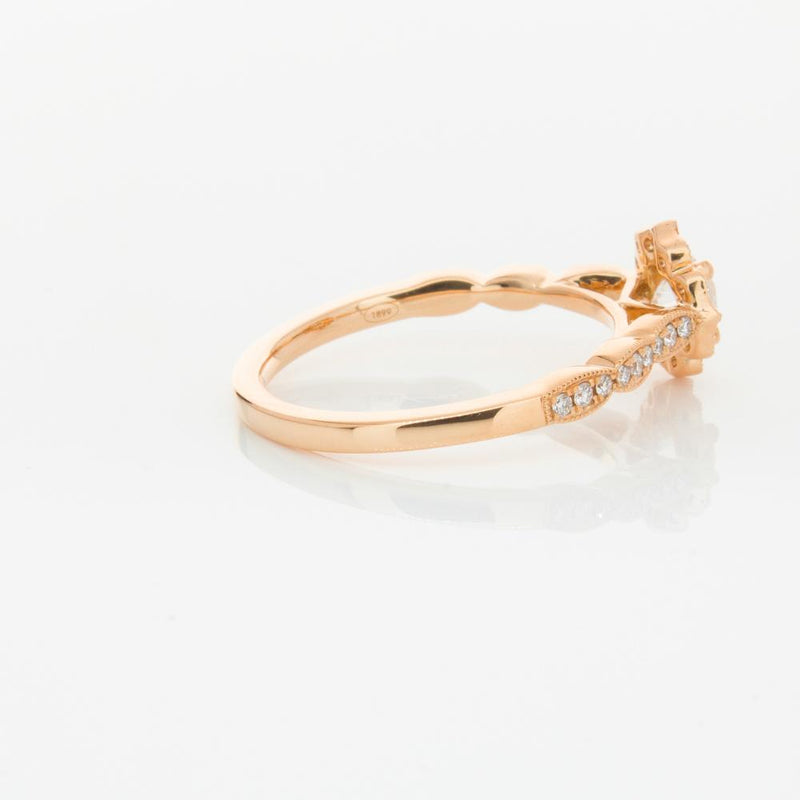 18ct Rose Gold .40ct Diamond Paramount Ring-Ring-Walker & Hall
