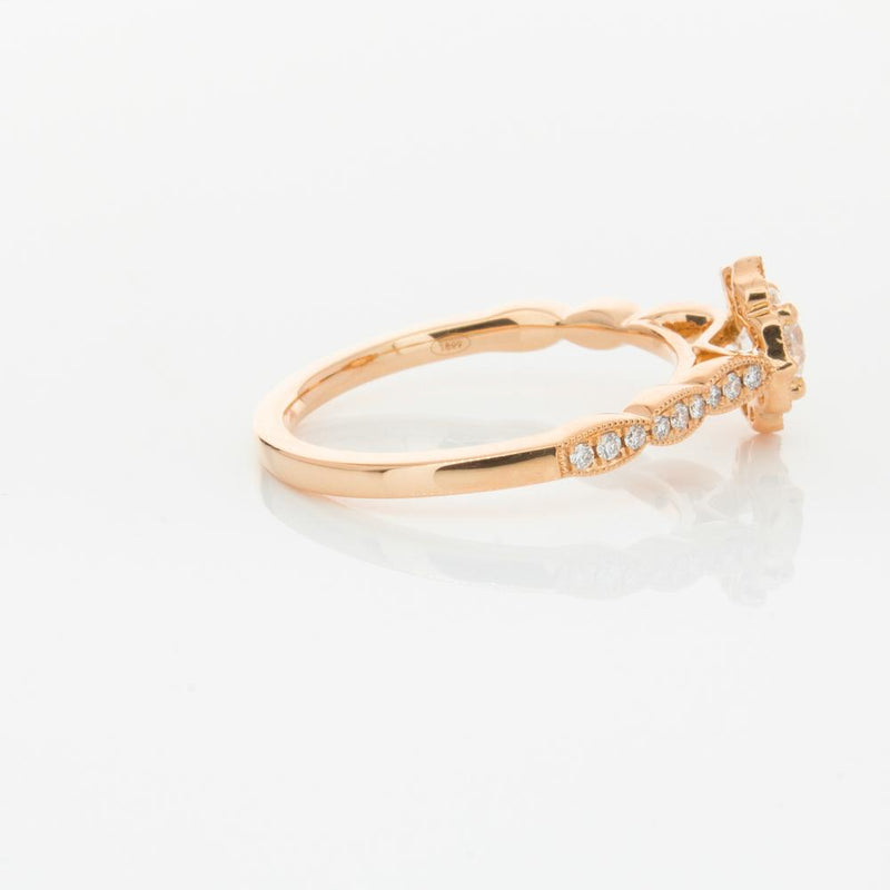 18ct Rose Gold .40ct Diamond Paramount Ring-Ring-Walker & Hall