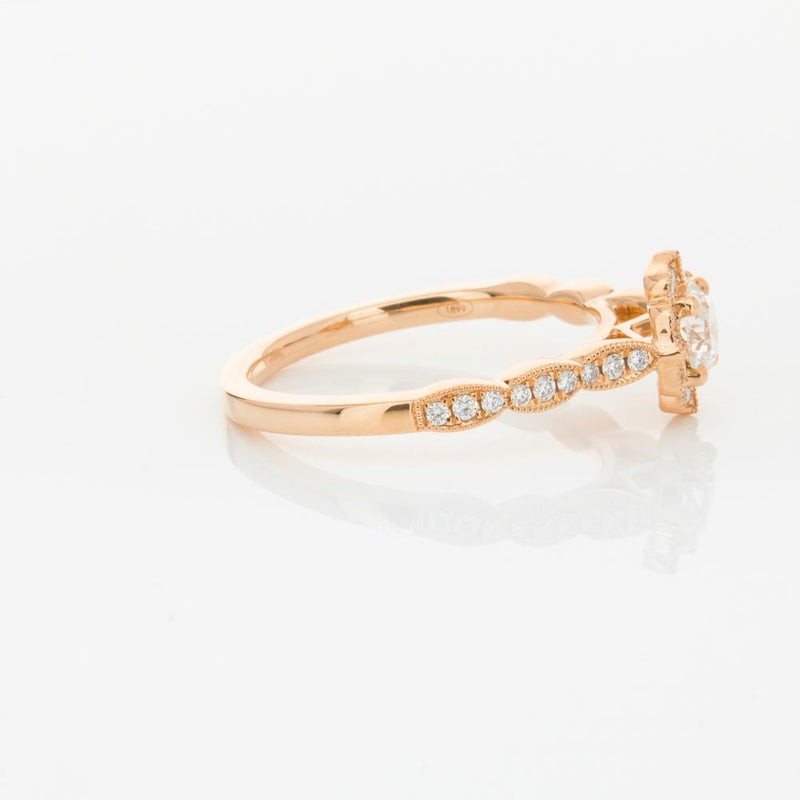 18ct Rose Gold .40ct Diamond Paramount Ring-Ring-Walker & Hall