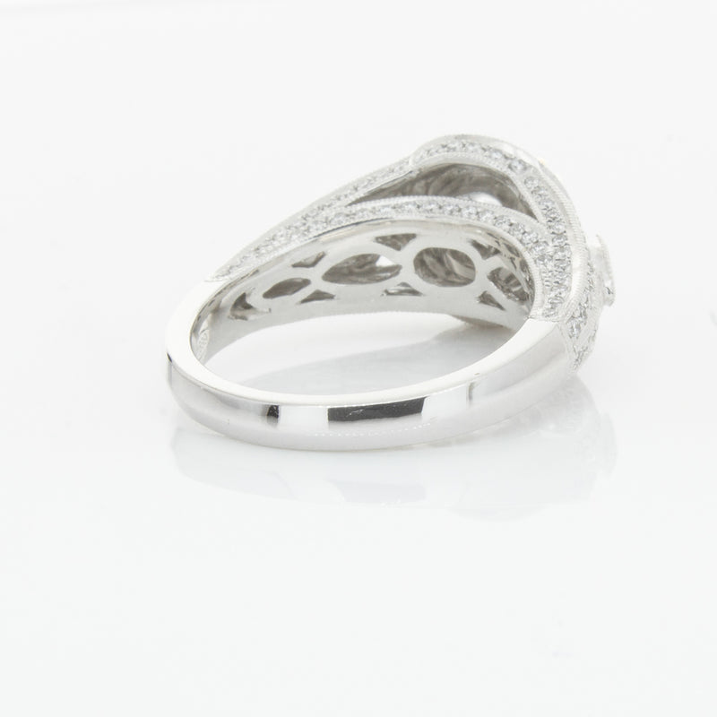 18ct White Gold Yellow Diamond Ring-Ring-Walker & Hall