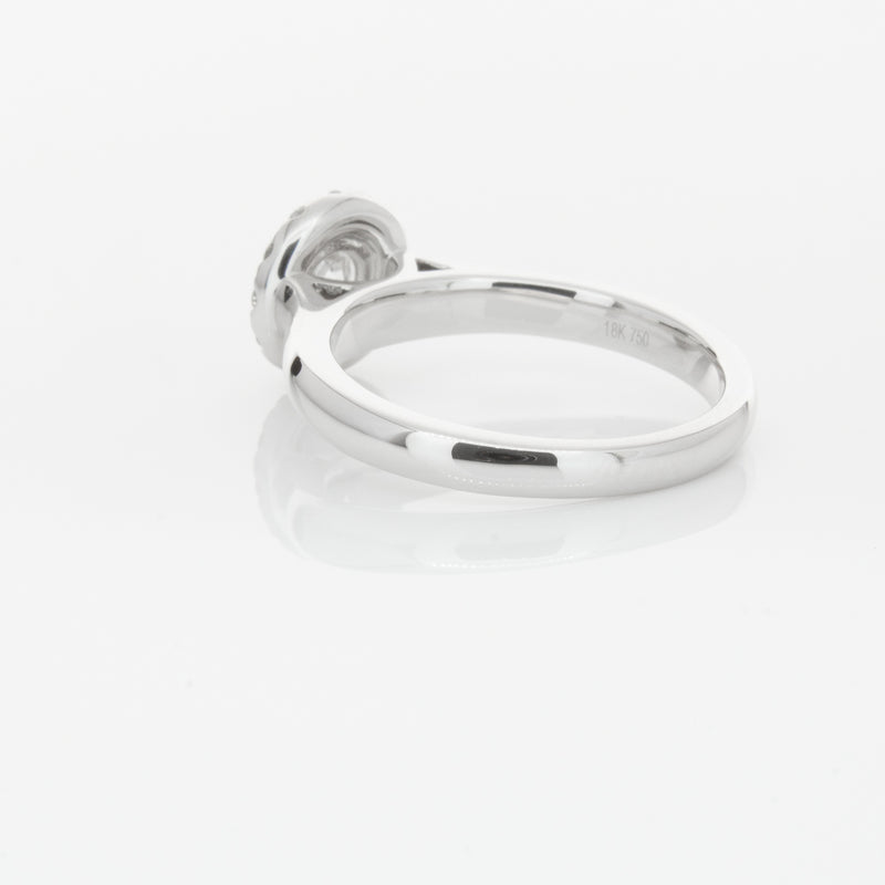 18ct White Gold .51ct Diamond Eclipse Ring-Ring-Walker & Hall