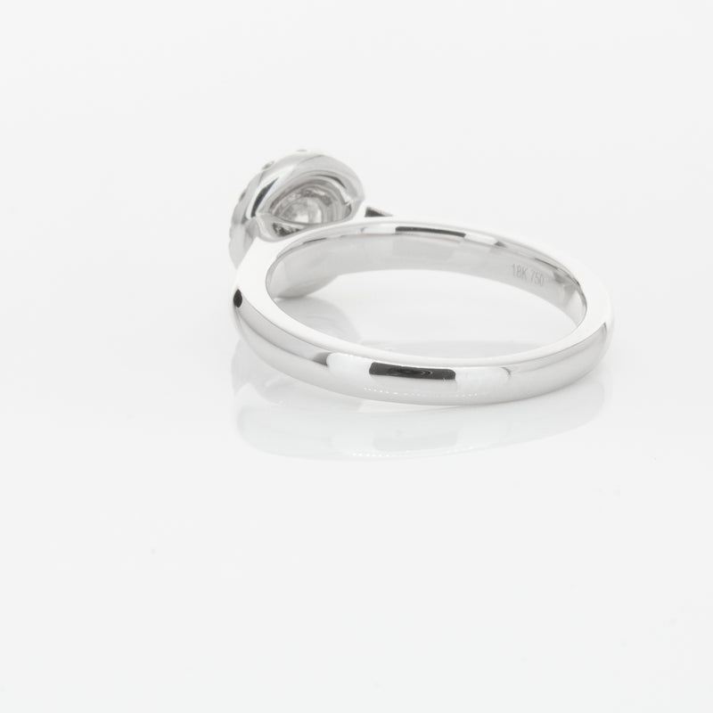 18ct White Gold .51ct Diamond Eclipse Ring-Ring-Walker & Hall