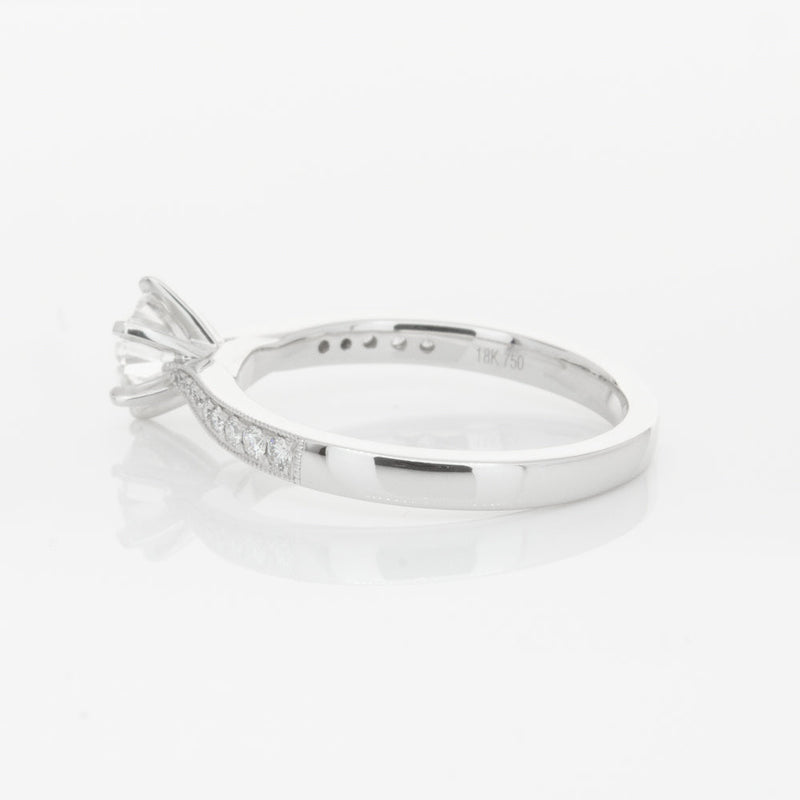 18ct White Gold .70ct Diamond Zenith Ring-Ring-Walker & Hall