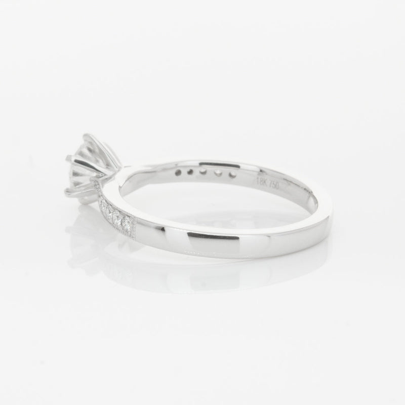 18ct White Gold .70ct Diamond Zenith Ring-Ring-Walker & Hall