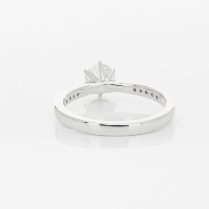 18ct White Gold .70ct Diamond Zenith Ring-Ring-Walker & Hall