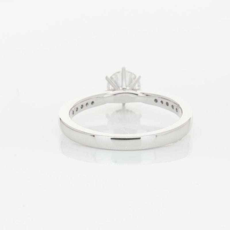 18ct White Gold .70ct Diamond Zenith Ring-Ring-Walker & Hall