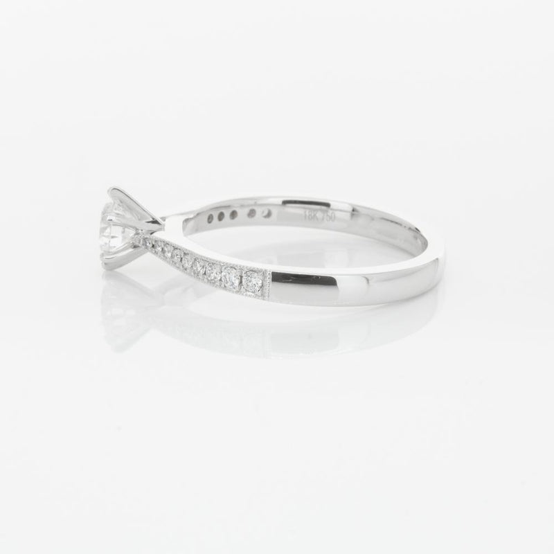 18ct White Gold .40ct Diamond Zenith Ring-Ring-Walker & Hall