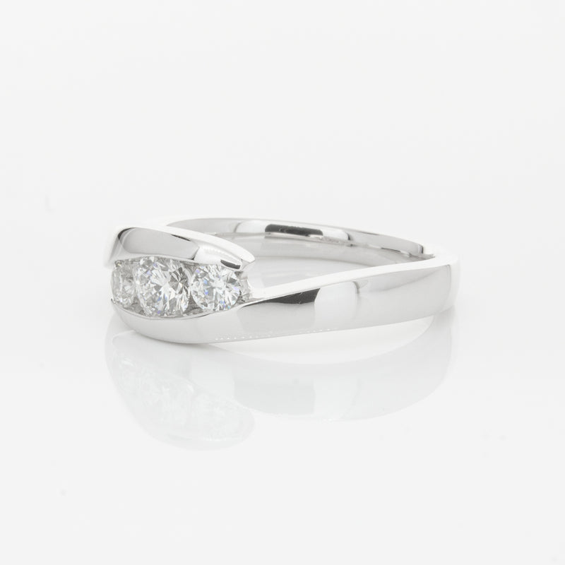 Platinum Diamond Equinox Ring-Ring-Walker & Hall