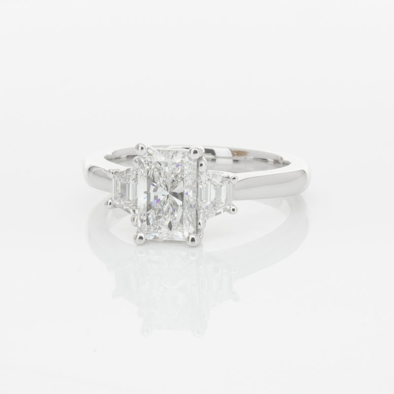 18ct White Gold Diamond Ring-Ring-Walker & Hall