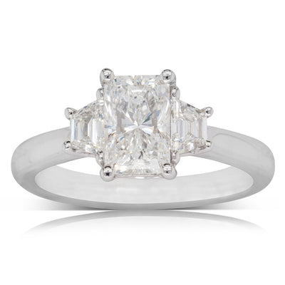 18ct White Gold Diamond Ring-Ring-Walker & Hall