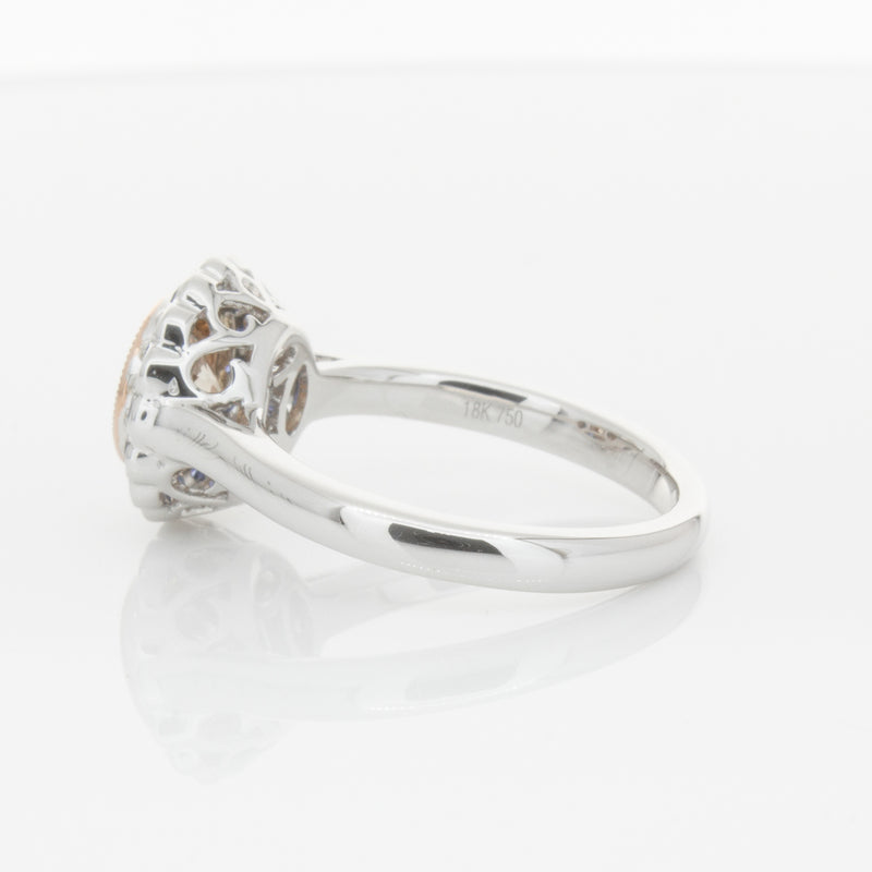 18ct White Gold Sapphire & Diamond Ring-Ring-Walker & Hall