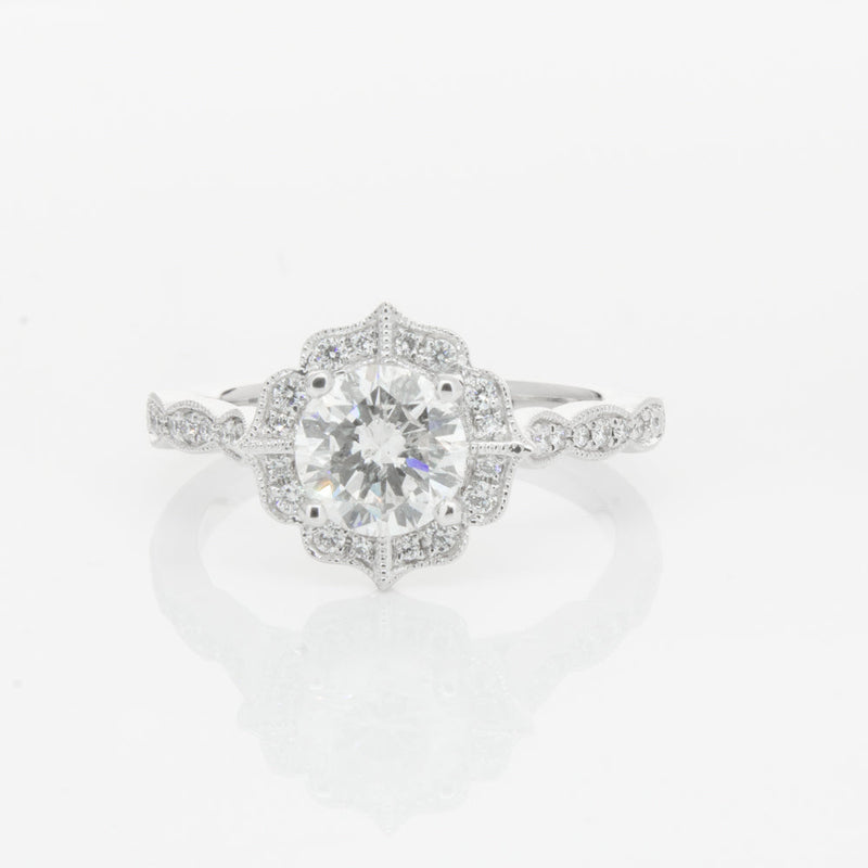 18ct White Gold 1.00ct Diamond Paramount Ring-Ring-Walker & Hall