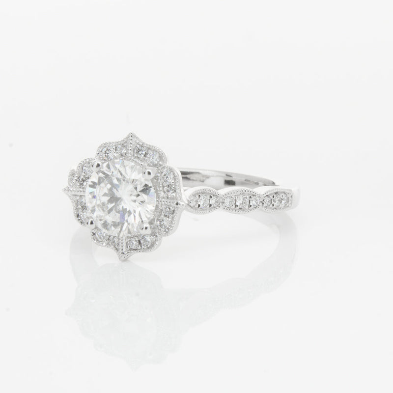 18ct White Gold 1.00ct Diamond Paramount Ring-Ring-Walker & Hall