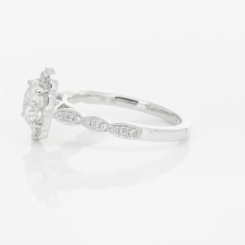 18ct White Gold 1.00ct Diamond Paramount Ring-Ring-Walker & Hall