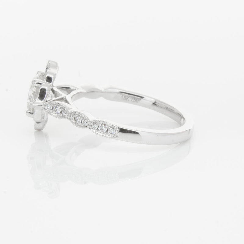 18ct White Gold 1.00ct Diamond Paramount Ring-Ring-Walker & Hall