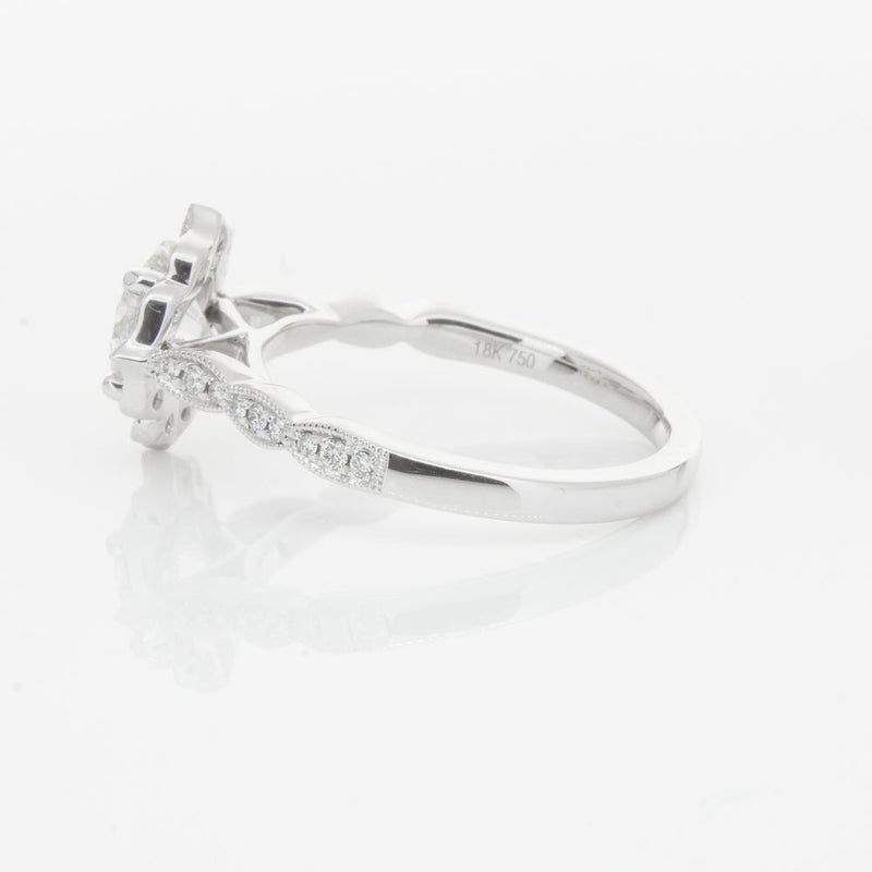 18ct White Gold 1.00ct Diamond Paramount Ring-Ring-Walker & Hall