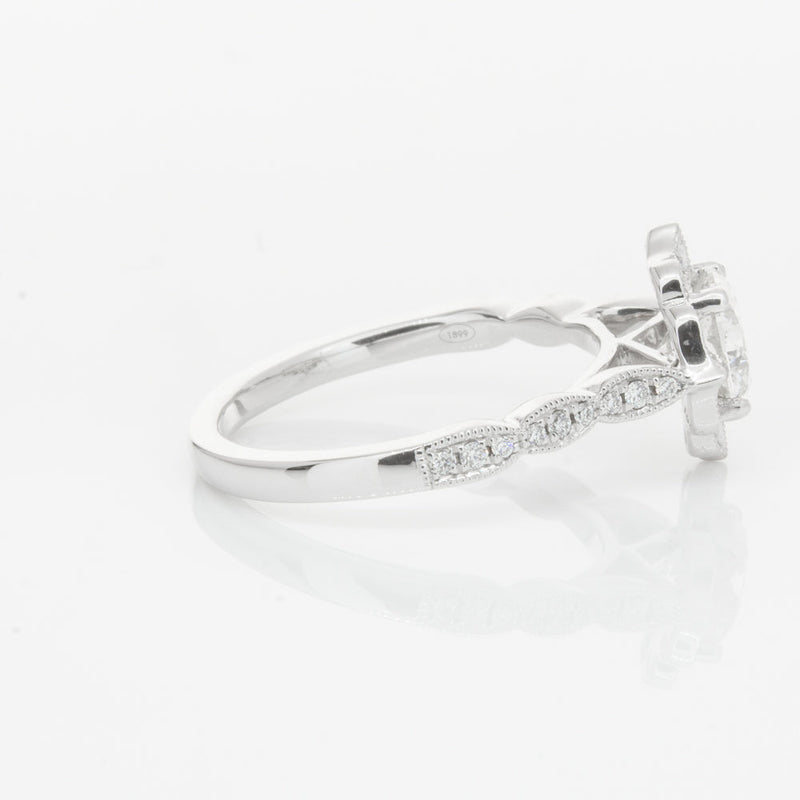 18ct White Gold 1.00ct Diamond Paramount Ring-Ring-Walker & Hall