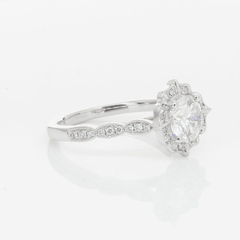 18ct White Gold 1.00ct Diamond Paramount Ring-Ring-Walker & Hall