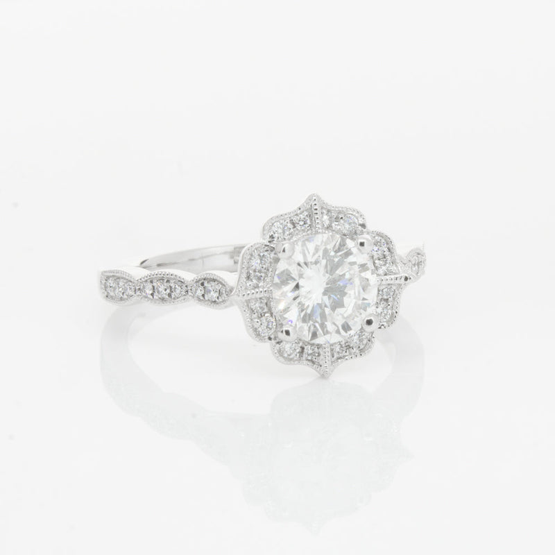 18ct White Gold 1.00ct Diamond Paramount Ring-Ring-Walker & Hall