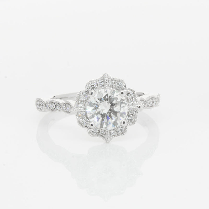 18ct White Gold 1.00ct Diamond Paramount Ring-Ring-Walker & Hall