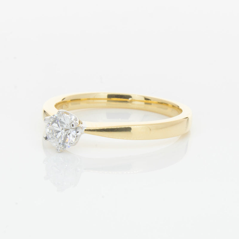 18ct Yellow Gold .41ct Diamond Nova Ring-Ring-Walker & Hall